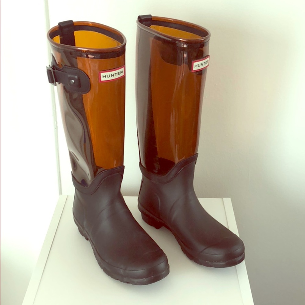 Hunter Rain boots. Like New!